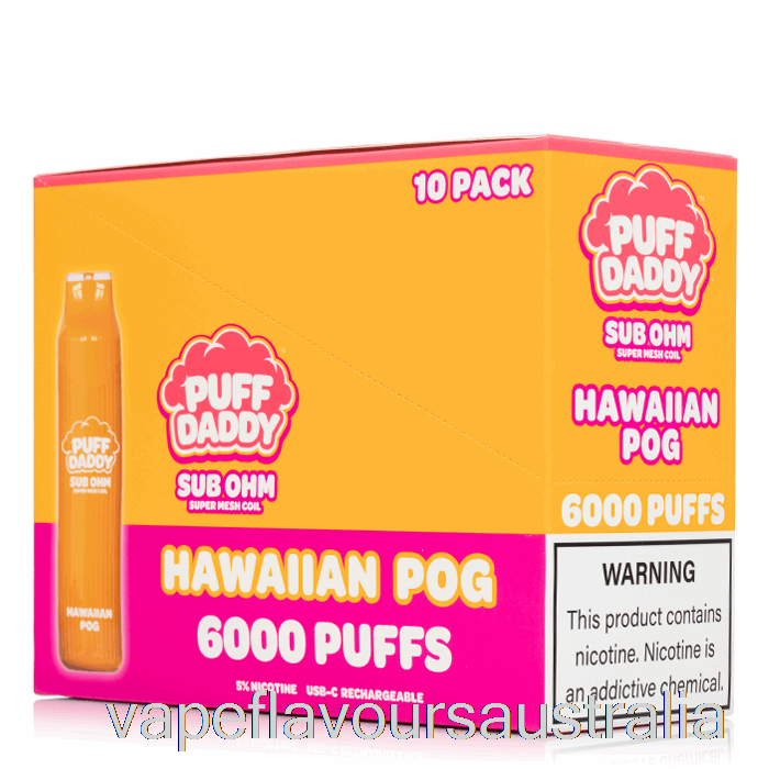 Vape Australia [10-Pack] Puff Daddy 6000 Disposable